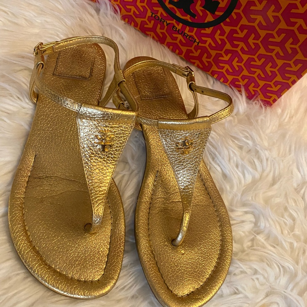 Tory Burch sandals worn a few times great condition - Picture 2 of 6